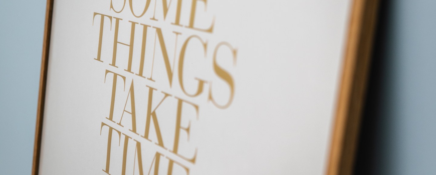 Patience practice small steps fitness wellness gym