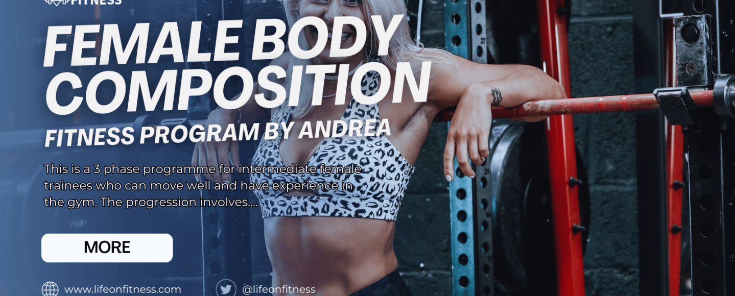 Fitness program for women, female body composition, new fitness and exercise program